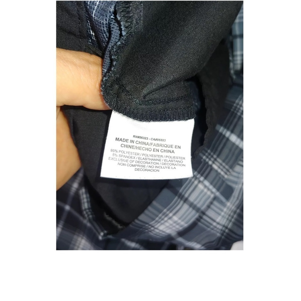 NIKE GOLF Tour Performance Plaid Golf Shorts Dri-Fit in Gray/White/Green Sz 32 - Picture 7 of 10